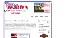 Desktop Screenshot of ddpestcontrolservices.com